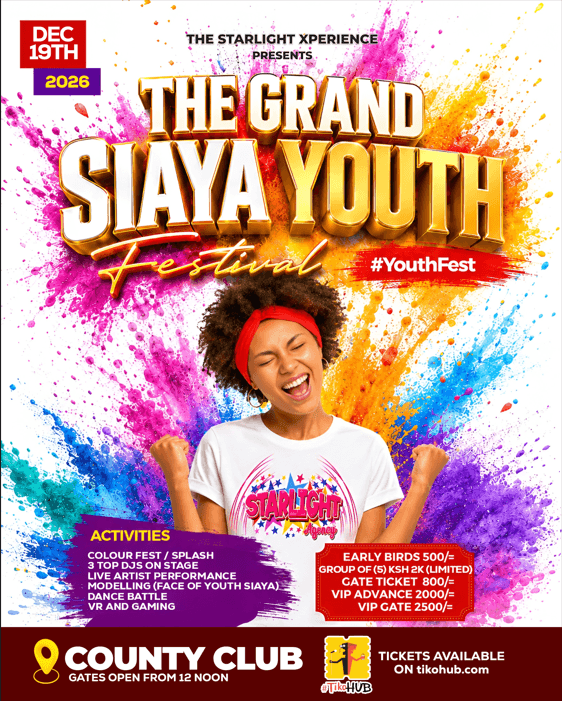 The Grand Siaya Youth Festival poster