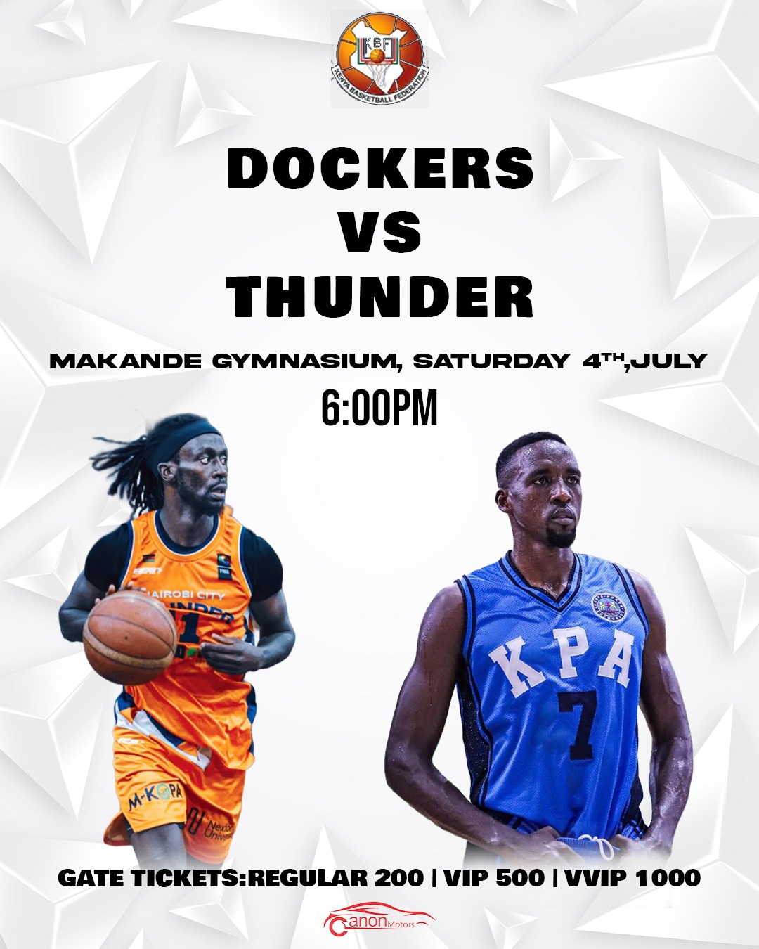 DOCKERS Vs THUNDER