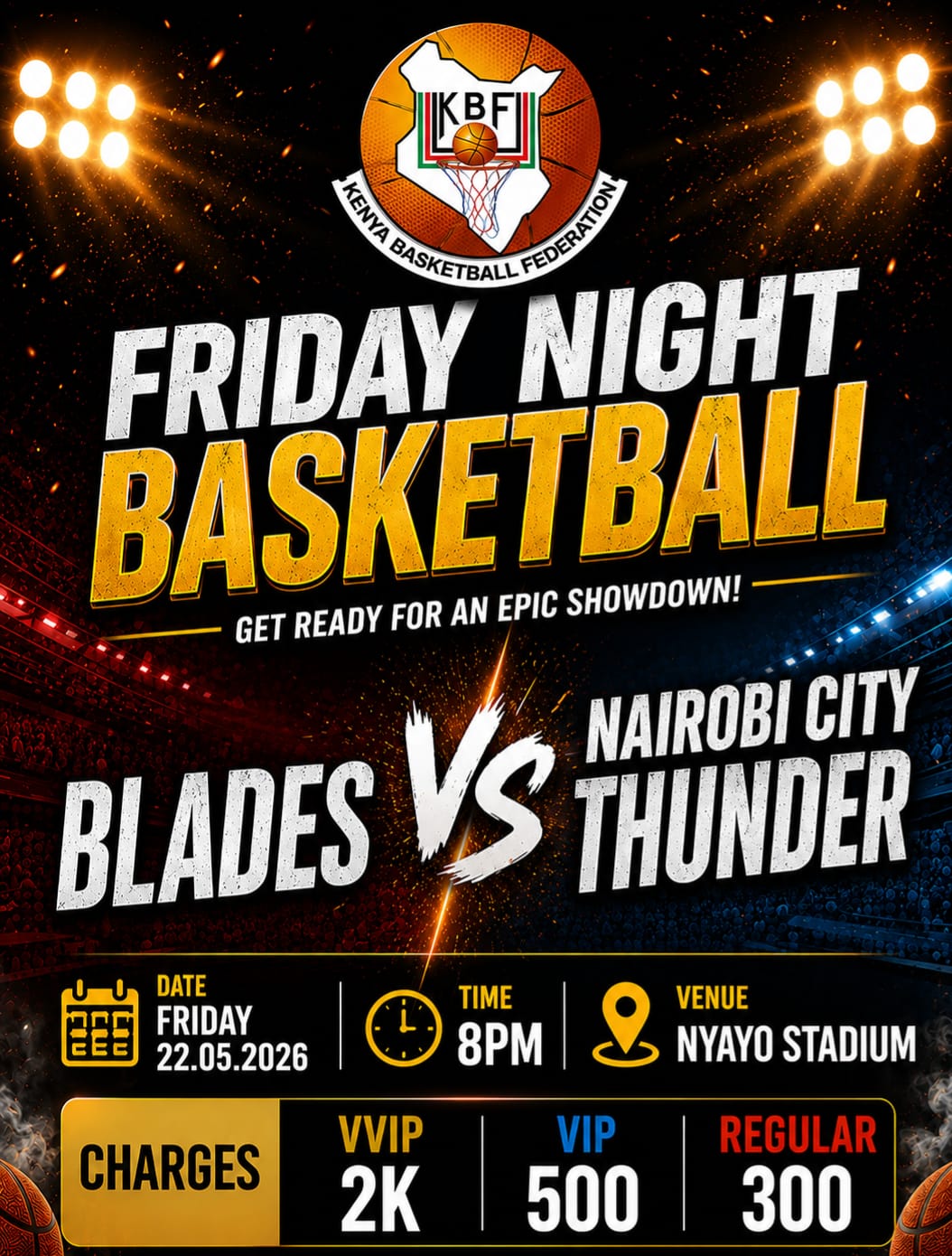Blades VS Nairobi City Thunder